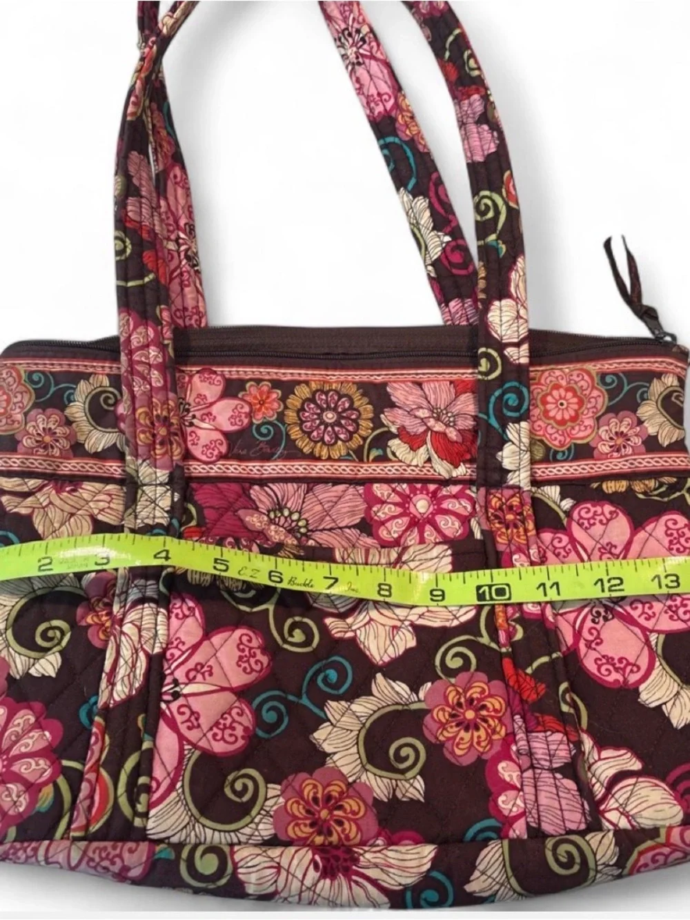 Vintage Vera Bradley Mod Floral Pink Morgan Shoulder Bag - RARE